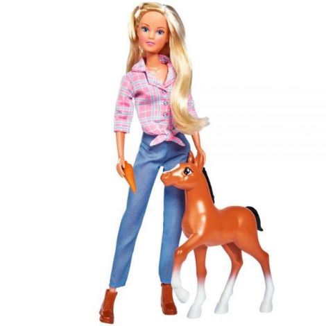 Papusa Simba Steffi cu Calut si Accesorii 29cm