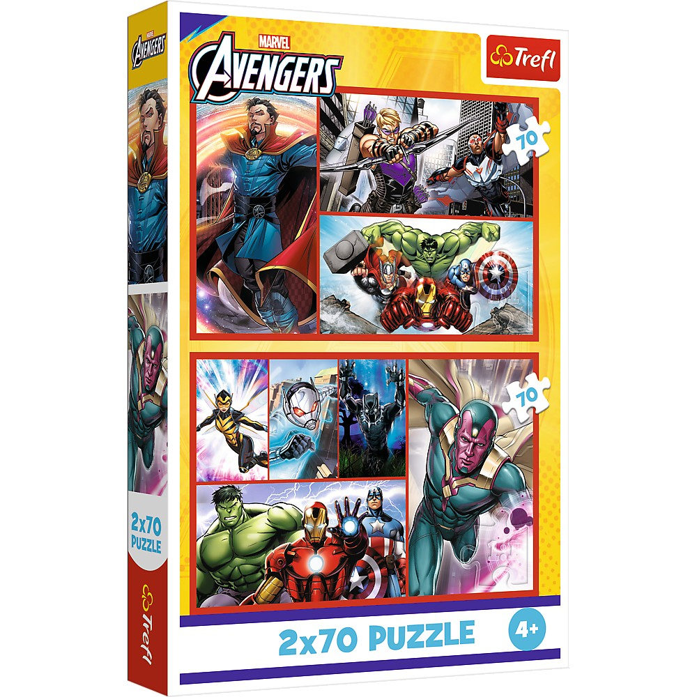 Puzzle Trefl Marvel Avengers 2x70 piese