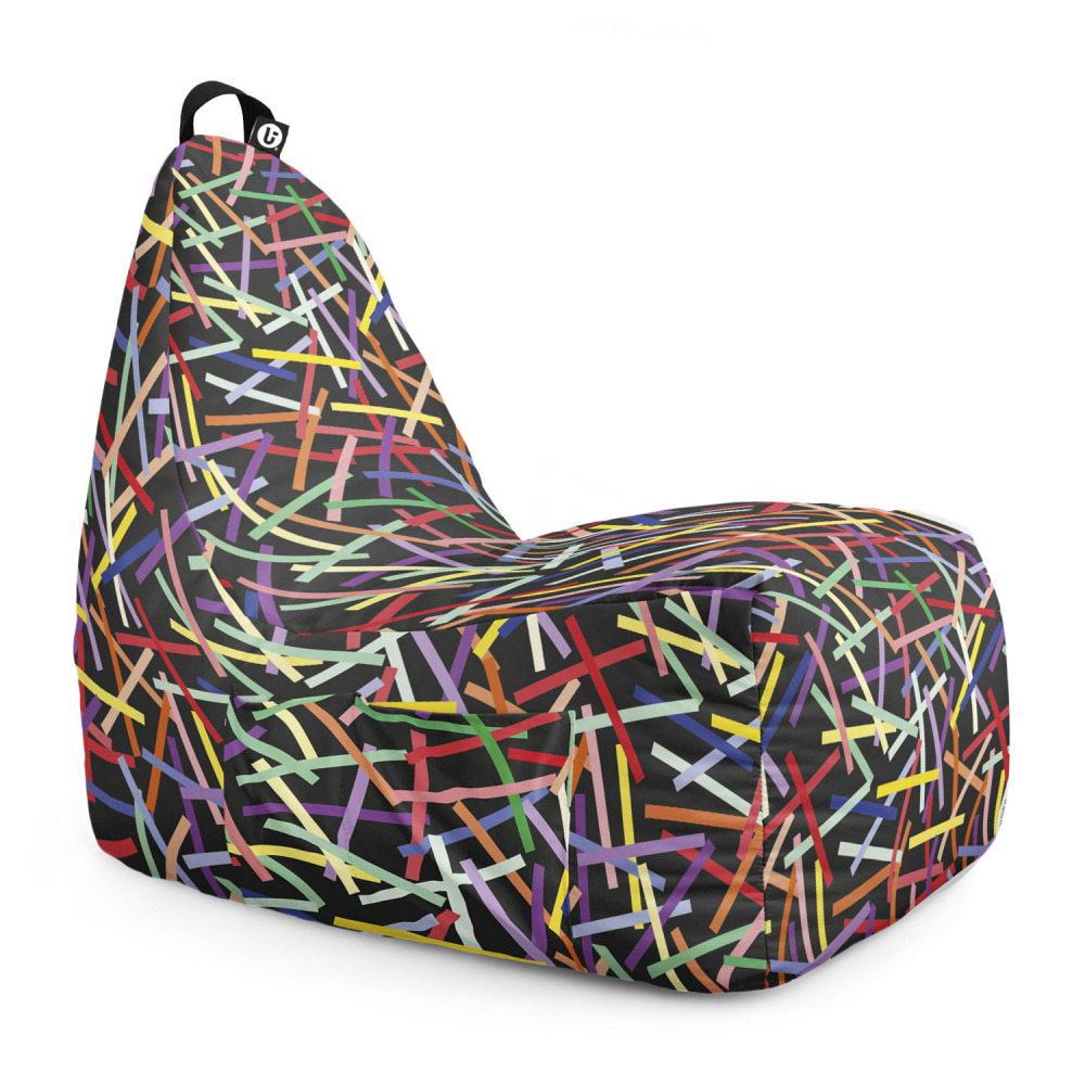 Fotoliu Puf Chill XL Confetti Updeco - imagine 6