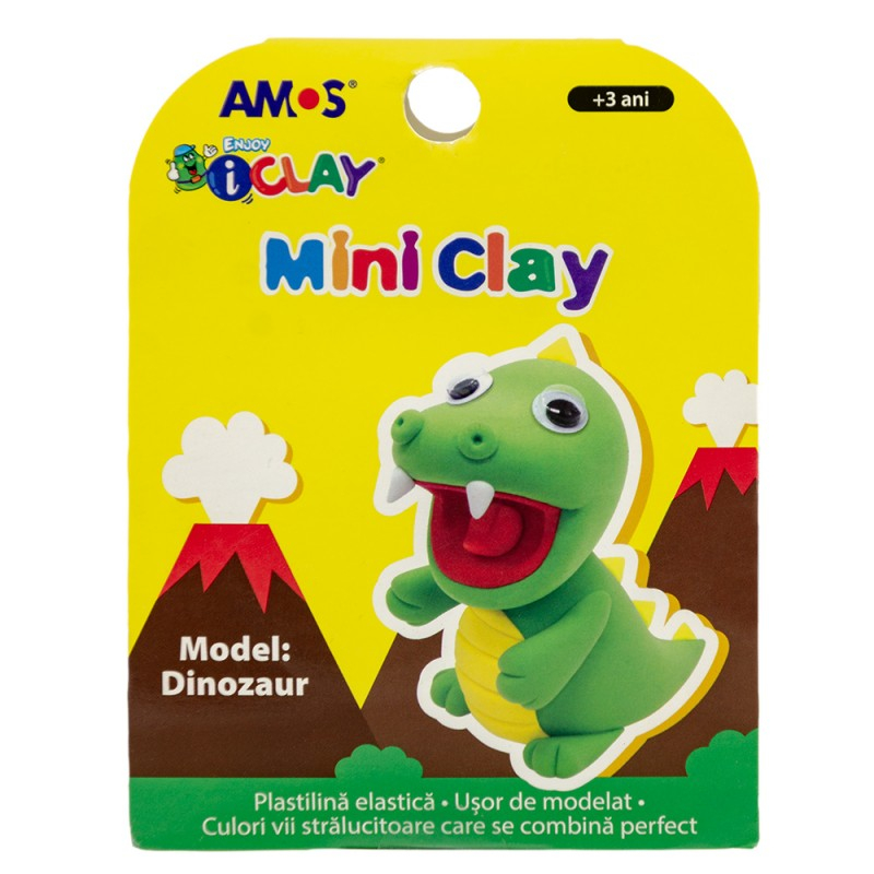 Amos iClay Dinozaur - Plastilina Creativă