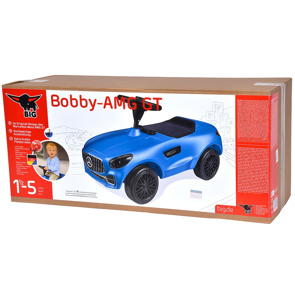 Masinuta Big Bobby Mercedes AMG GT, Albastru - imagine 4