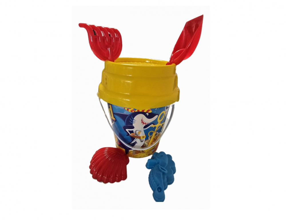 Set Jucării Nisip BurakToys, 6 Piese Multicolor - imagine 5