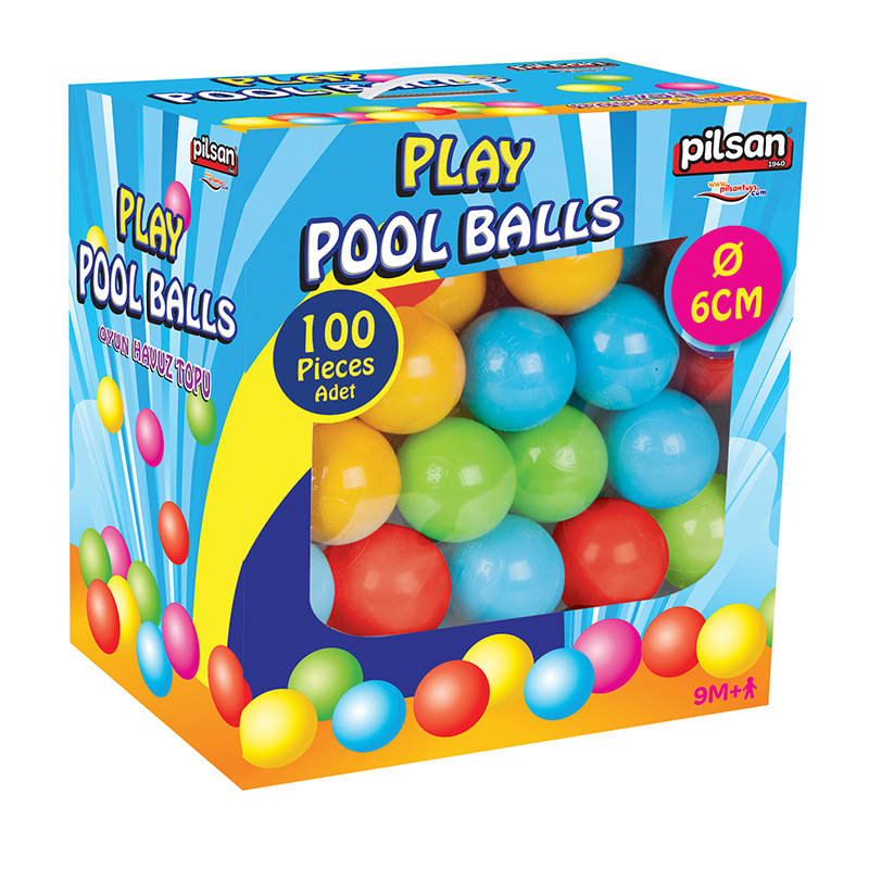 Set 100 Bile Pilsan 6 cm - Jucărie Exterior