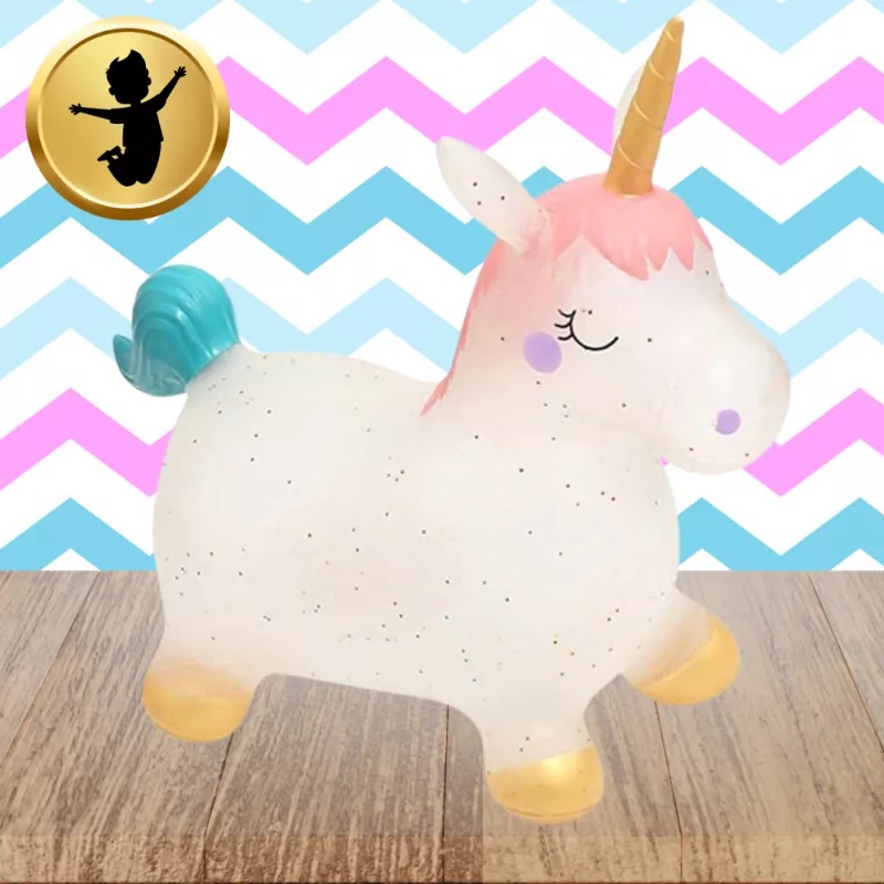 Jumper Unicorn NiceKids cu pompă | Jucărie exterior - imagine 8