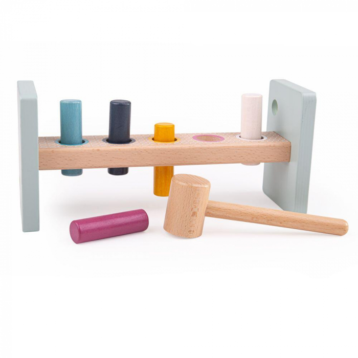 Jucarie Percutie Pastel Bigjigs | Motricitate