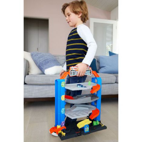 Hot Wheels Garaj Cu Cascadorii Mattel | Peste 20 Masinute - imagine 3