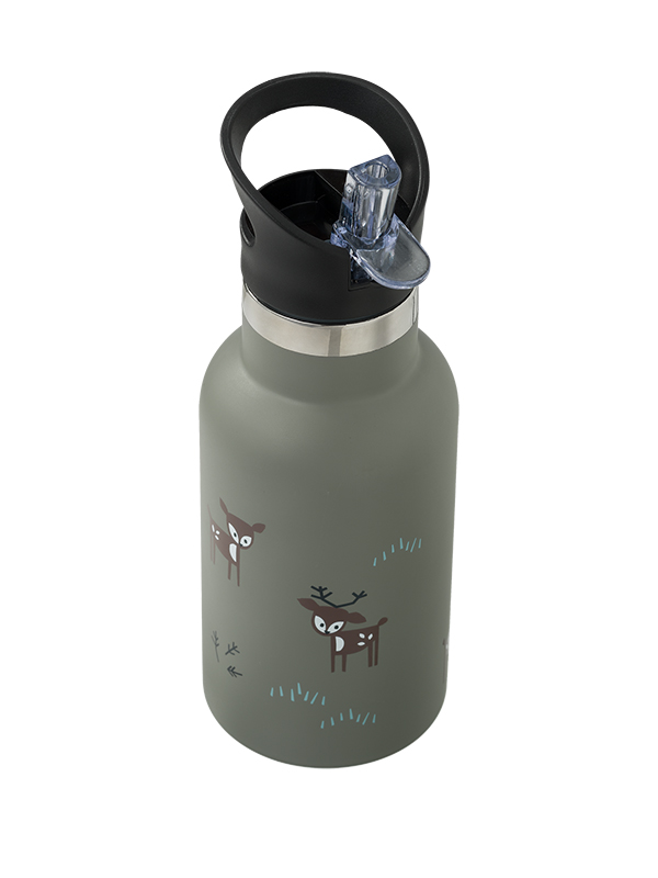 Sticla Termos Fresk New Nordic Deer Olive, 350ml