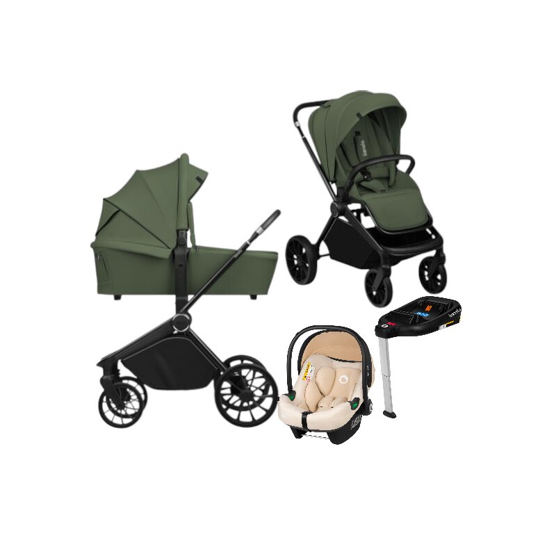 Lionelo Mika Plus 4 in 1 - Carucior cu scoica ADAC