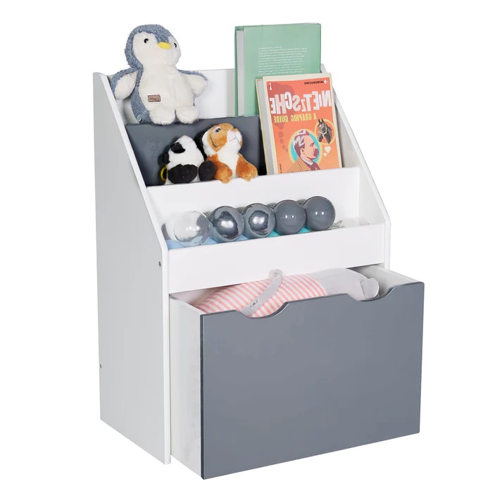Organizator Ginger Home WhiteGrey pentru Jucării și Cărți - imagine 2