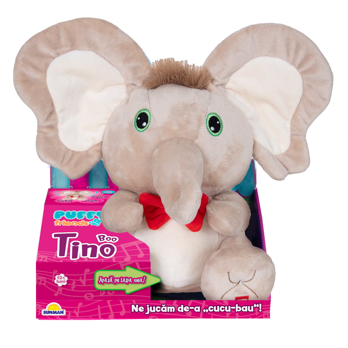 Tino Boo Elefantel Puffy Friends Interactiv