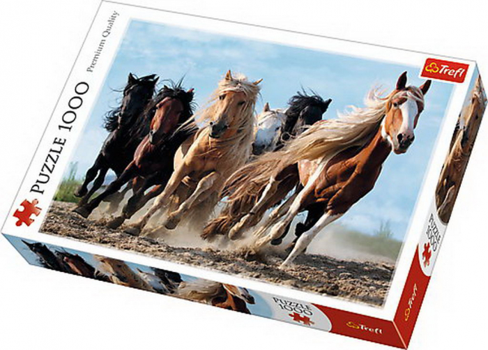 Puzzle Trefl 1000 piese Cai la Galop