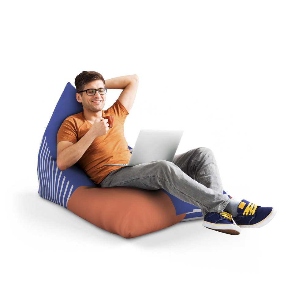 Fotoliu Puf Updeco Vision Blue - Relaxare Supremă - imagine 4