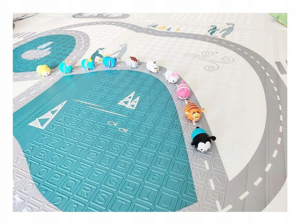 Covor Pliabil Spuma Malplay 180x200 cm 2 Fete - imagine 2