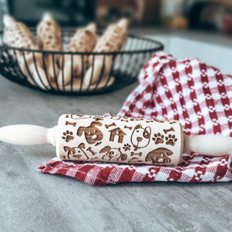 Sucitor Funnybaker Catelusi - Jucărie Lemn Creativă - imagine 2