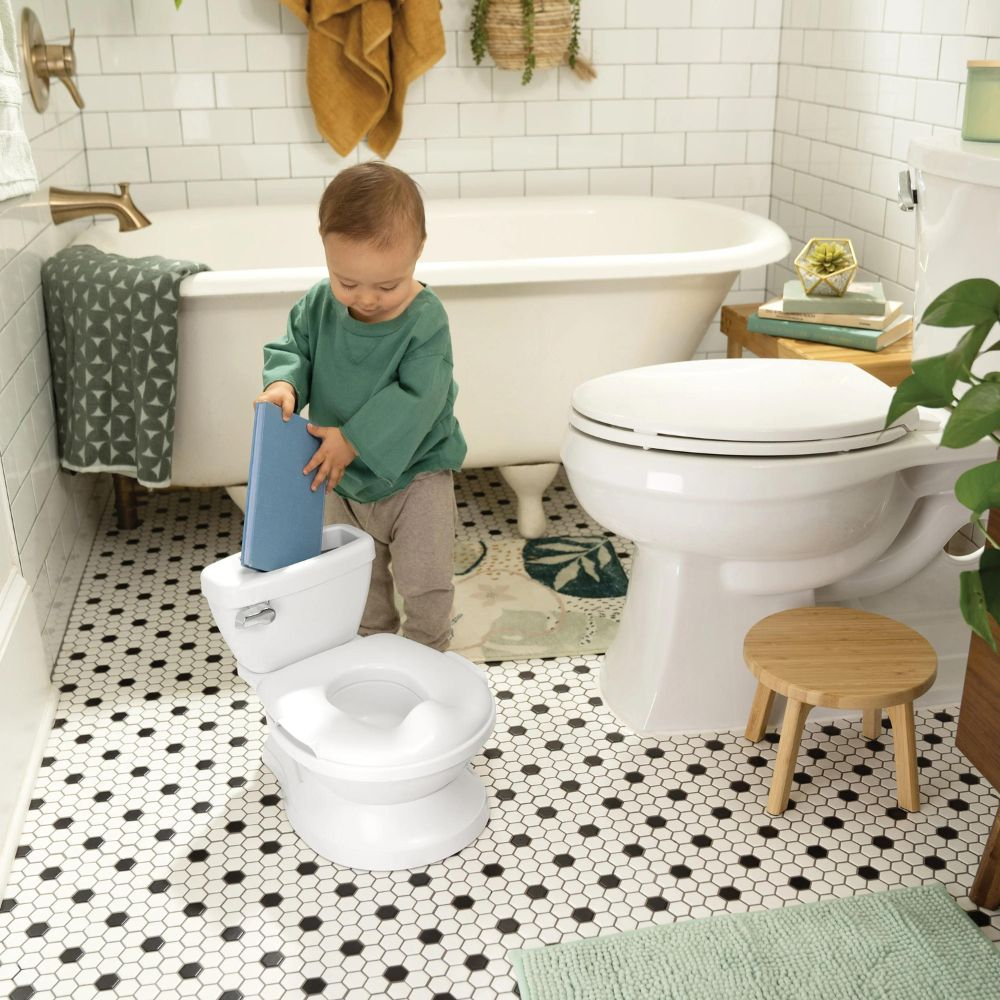Olita cu sunete My Size Potty Pro, Alb, Ingenuity - imagine 2