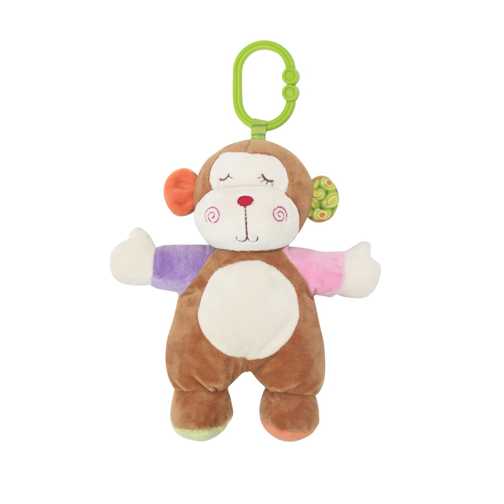 Zornăitoare Maimuțiță Lorelli 22 cm pentru Bebeluși