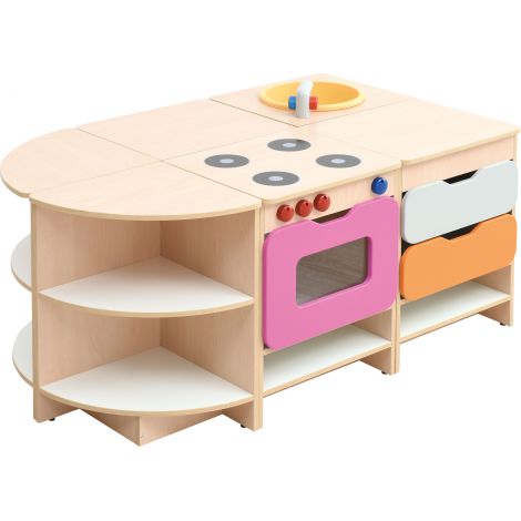 Bucătărie Qaudro Alb | Moje Bambino Modulară - imagine 6