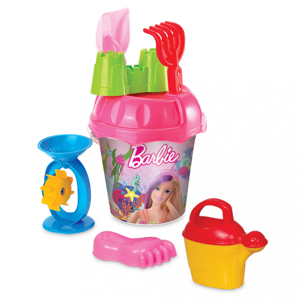 Set Nisip Barbie Roz Dede cu Galetusa Mare - imagine 3