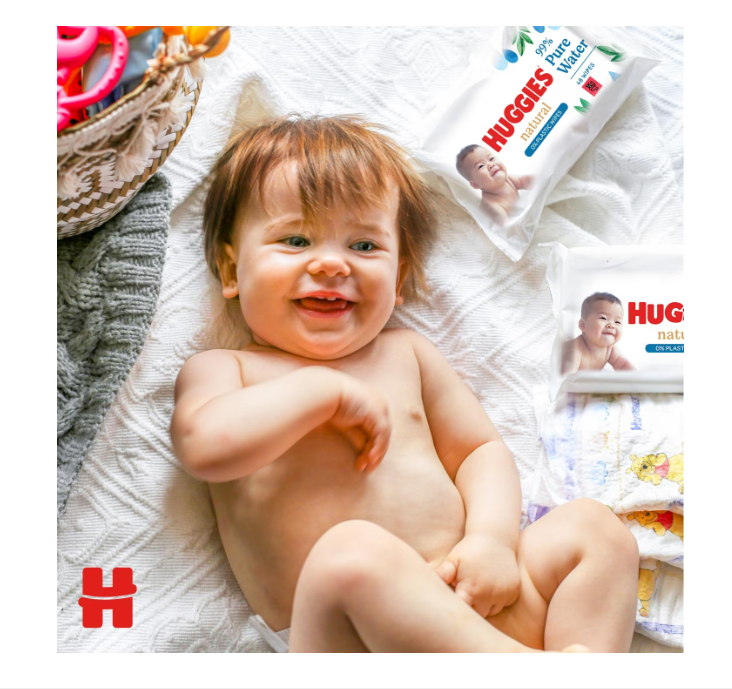 Huggies Natural Biodegradabile 576 buc - imagine 5