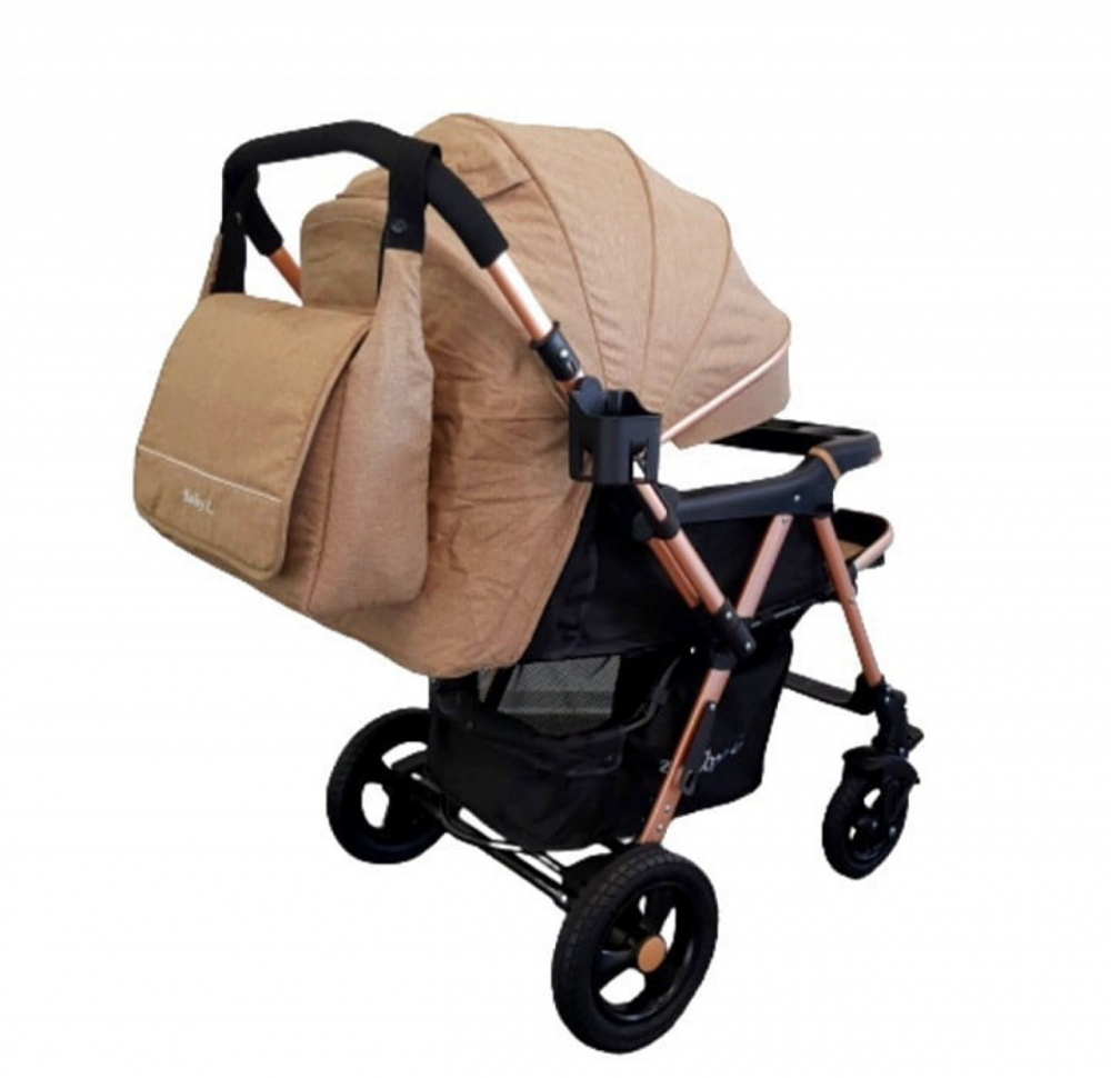 Baby Care PRO 511 Carucior Maro cu Geanta Inclusa - imagine 2