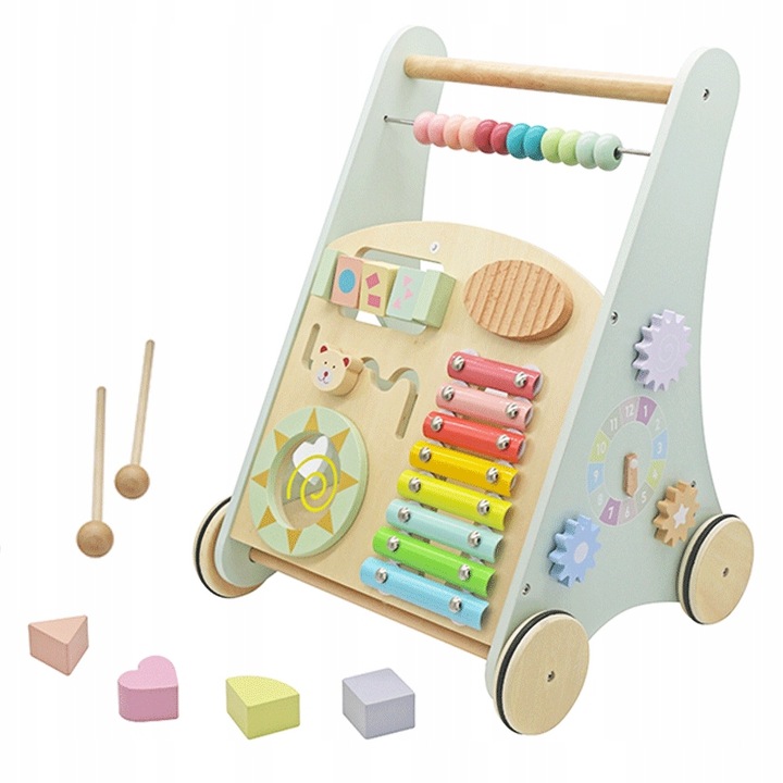 Matadi Antepremergator Lemn Educativ Blue - imagine 2