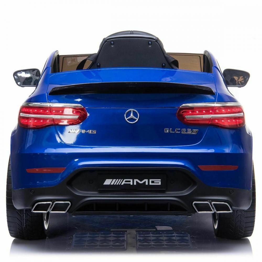 Masinuta Mercedes Benz GLC63 Electrica 12V Albastru - imagine 4