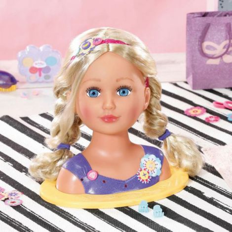BABY born Surioara, Cap Papusa pentru Coafat, 27 Accesorii