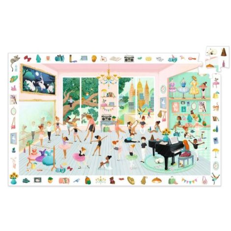 Puzzle Observatie Scoala de Dans Djeco - imagine 2