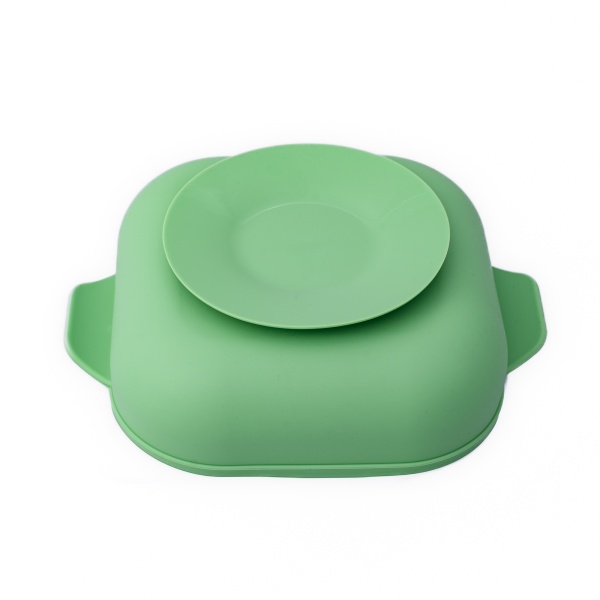 Set Diversificare Oaki, Verde Pal, cu Ventuză