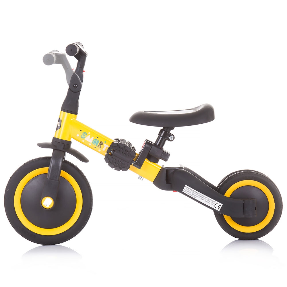 Tricicleta Chipolino Smarty 2in1, Galben - imagine 3