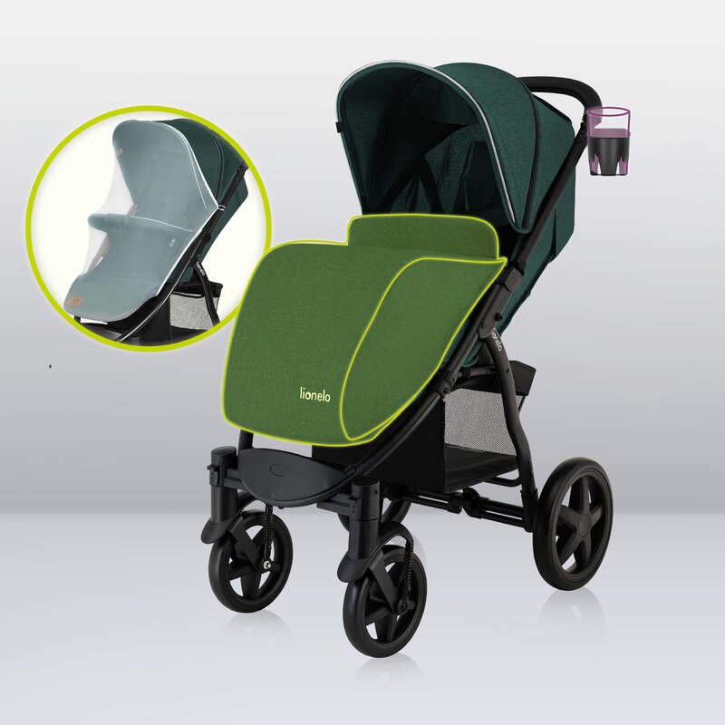 Carucior Lionelo Annet Plus, 0-22 kg, Pliabil Compact - imagine 8