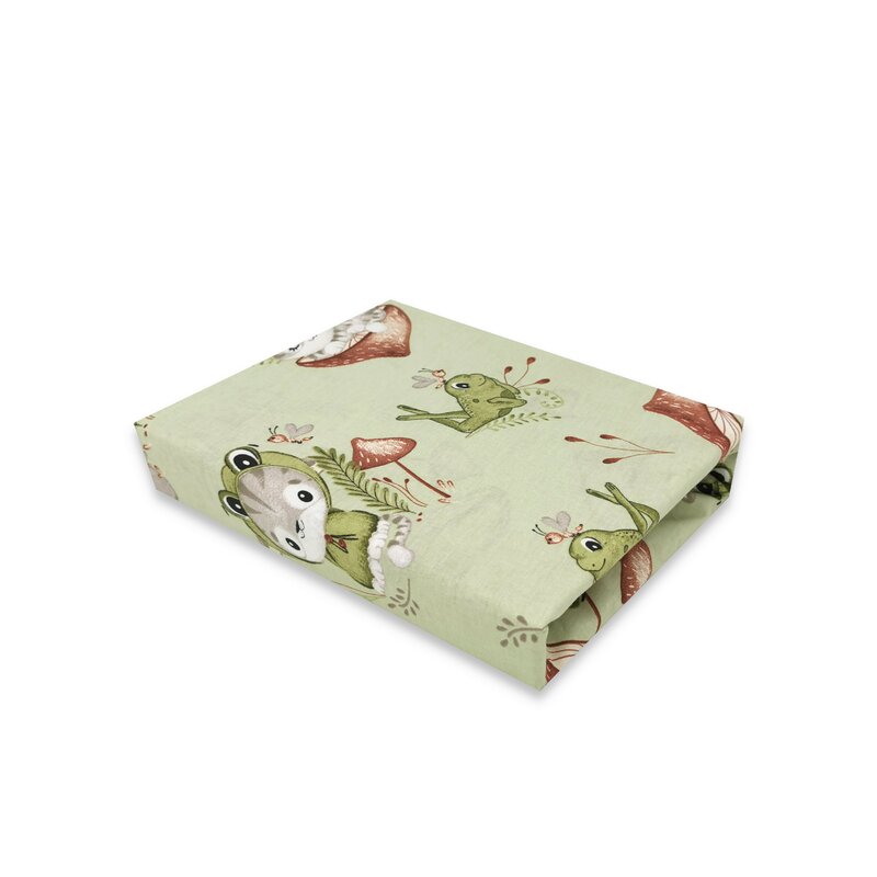 Cearceaf Qmini Bumbac Oeko-Tex pentru Patut