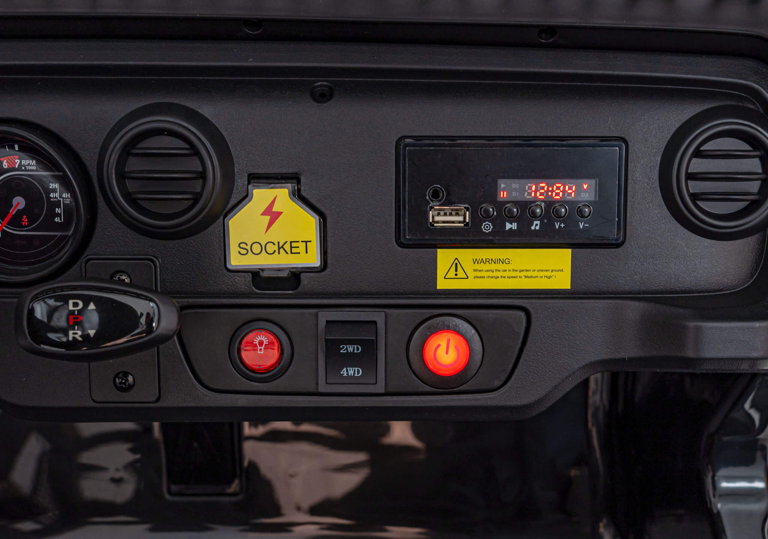 Masinuta Electrica SUV 4x4 Offroad - Autokids - imagine 9