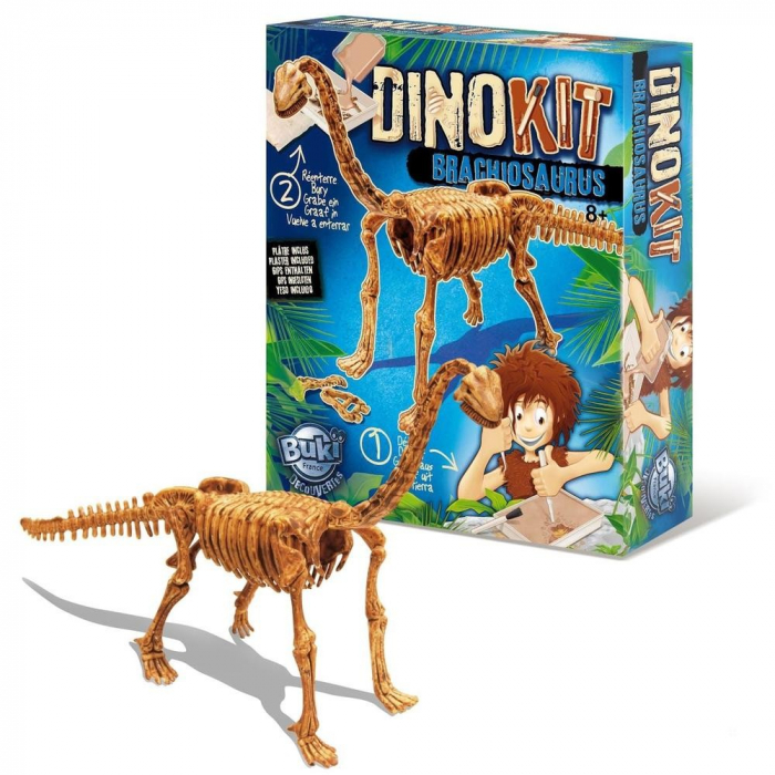 Set Dino Brachiosaurus Buki France | Sapă și Asamblează