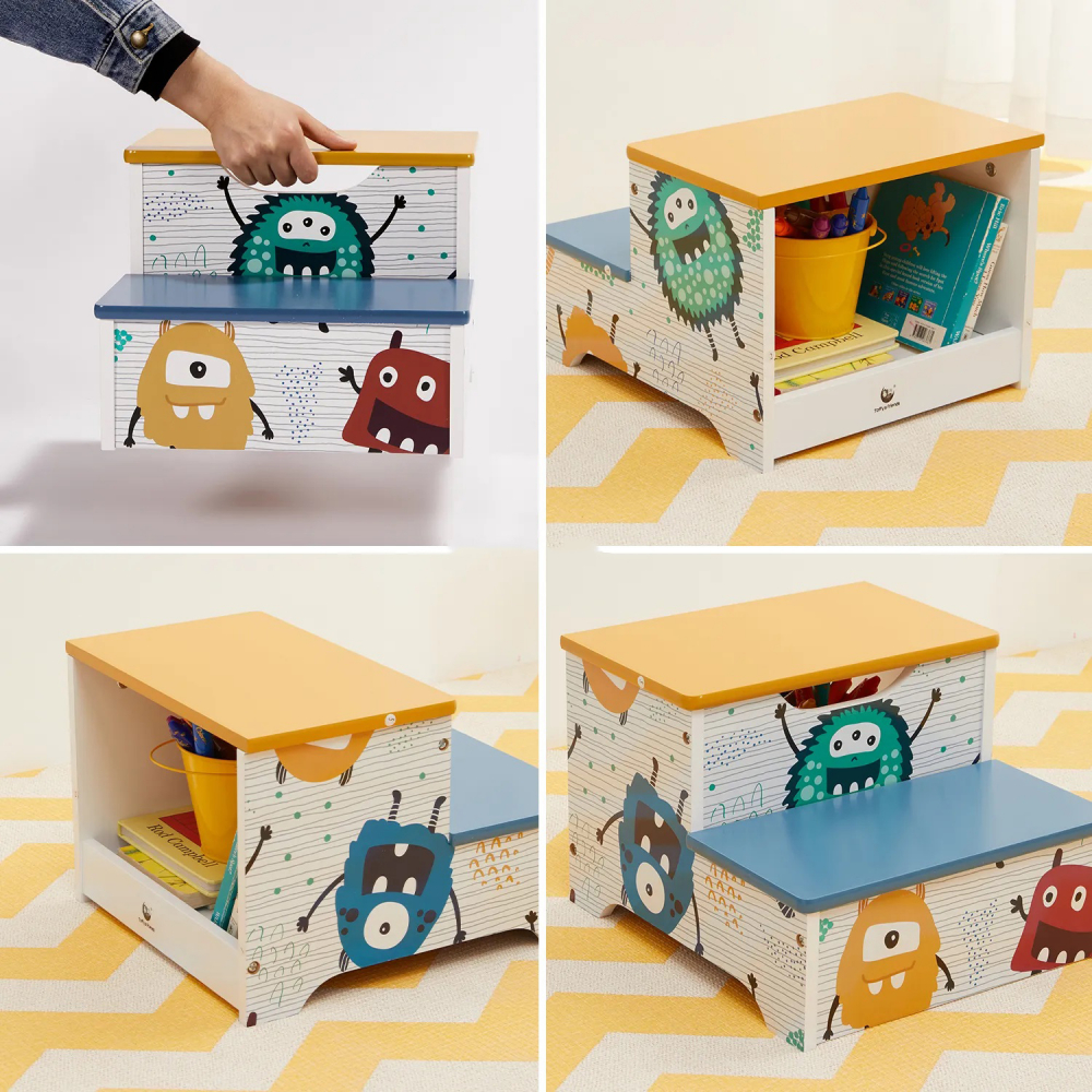 Înăltător 2 trepte Ginger Home cu depozitare - imagine 7