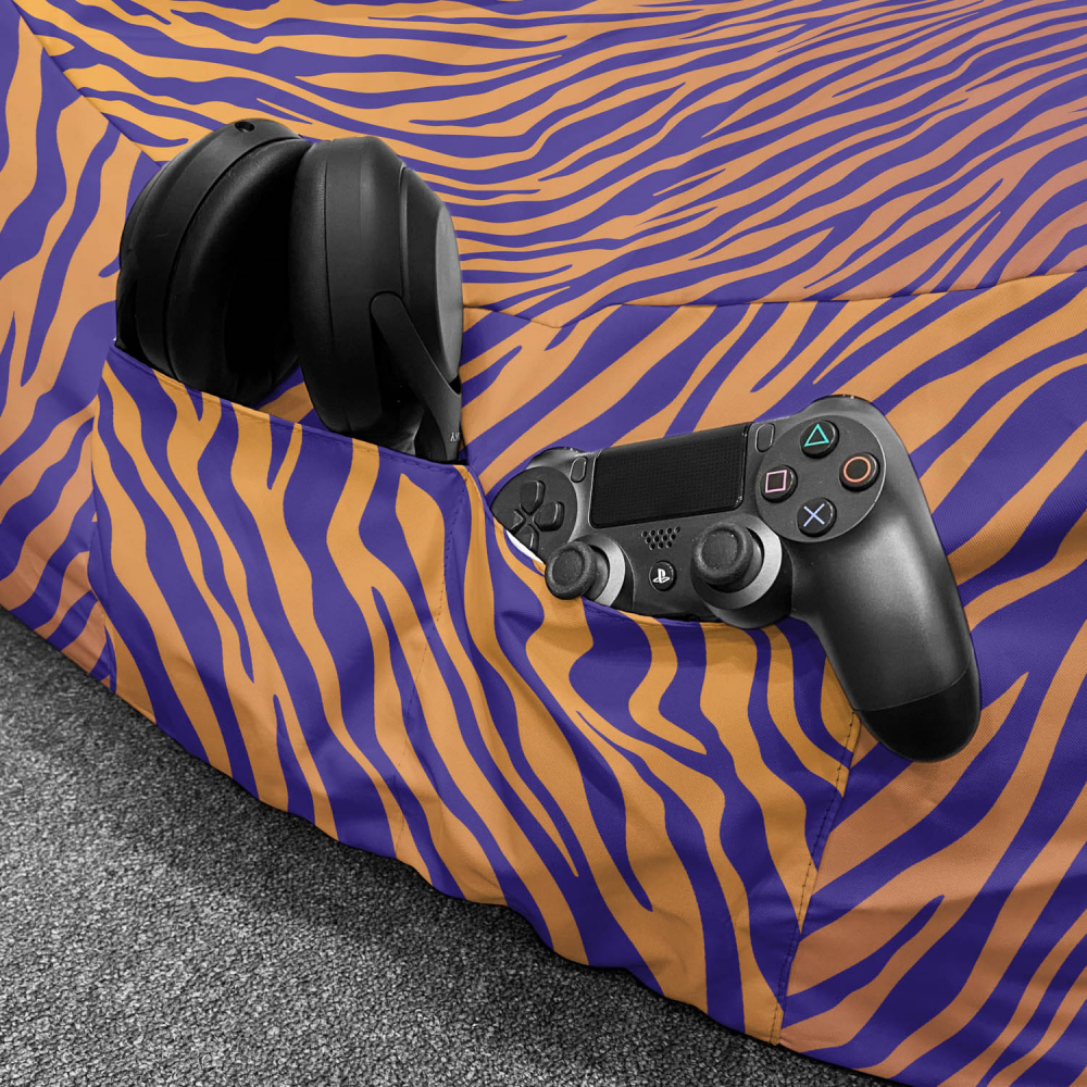 Fotoliu Puf XL Zebra Updeco, Chill & Relax - imagine 5