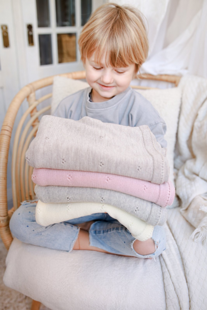 Babyly Paturica Merino Antialergenică Roz - imagine 5