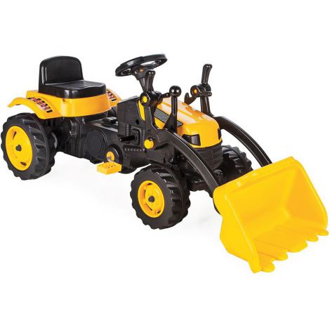 Tractor Pedale Pilsan Active cu Cupa Galben - imagine 2
