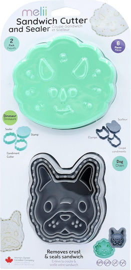 Melii Set 3 Forme Sandvis Animalute
