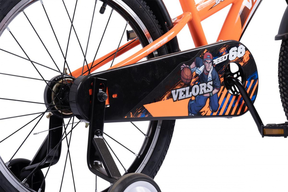 Bicicleta Velors V2001A 20 inch Portocaliu - imagine 6