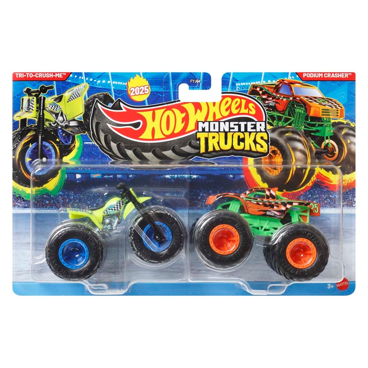 Set 2 Hot Wheels Monster Trucks Lupta | JCC70