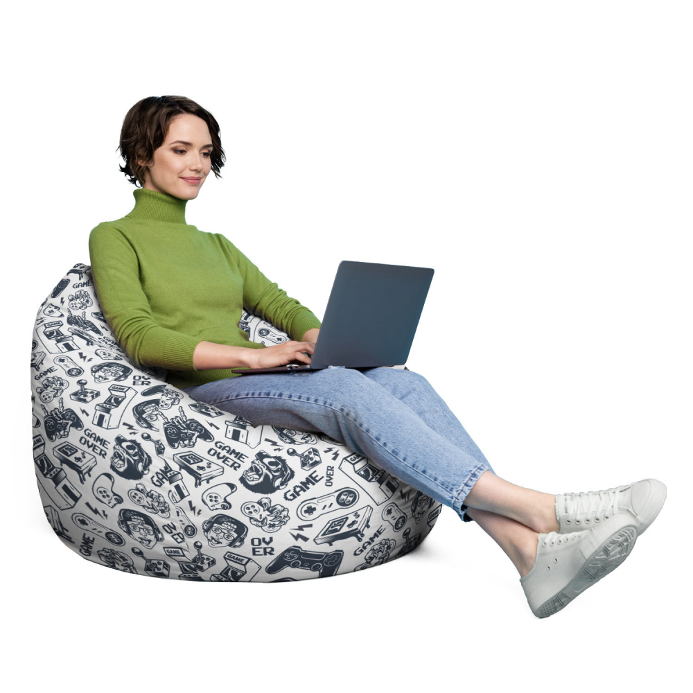 Husă Bean Bag Para XL Updeco, Game Over - imagine 4