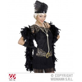 Bentita Charleston Neagra Widmann cu Pene - imagine 2