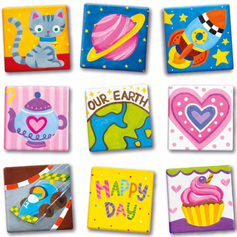 Set Magnetic Tile Art 4M - Creativitate nelimitată - imagine 4