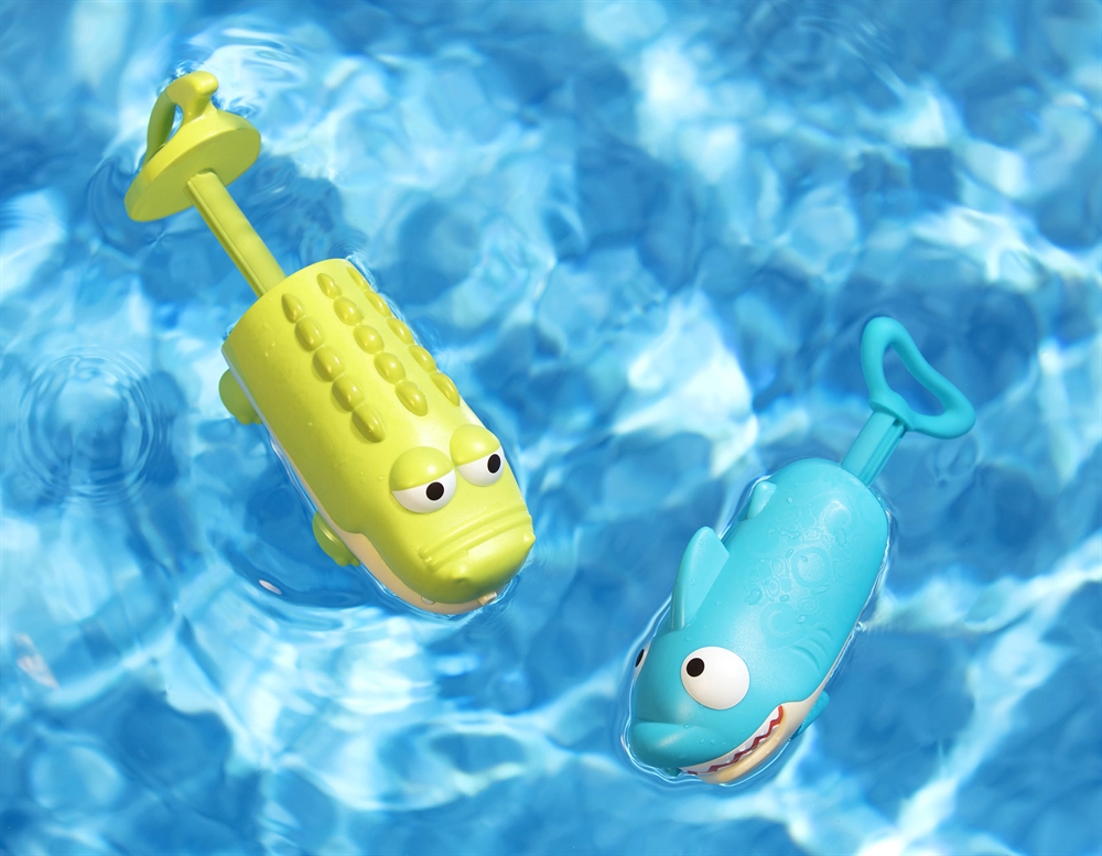 Set 2 Pistoale Apă Rechin & Crocodil B.Toys - imagine 3