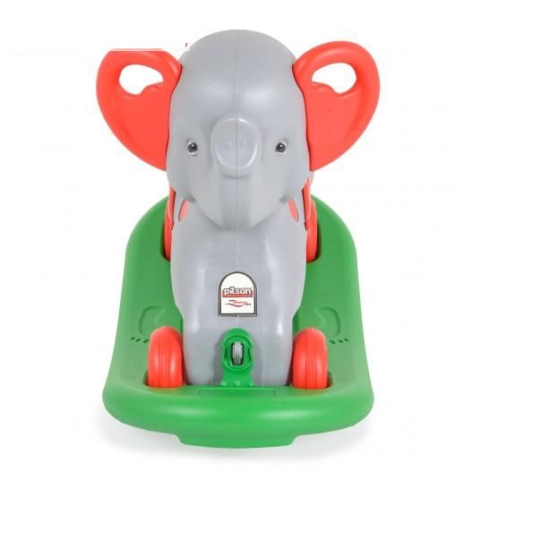 Balansoar Elefant Pilsan 2 in 1, Gri
