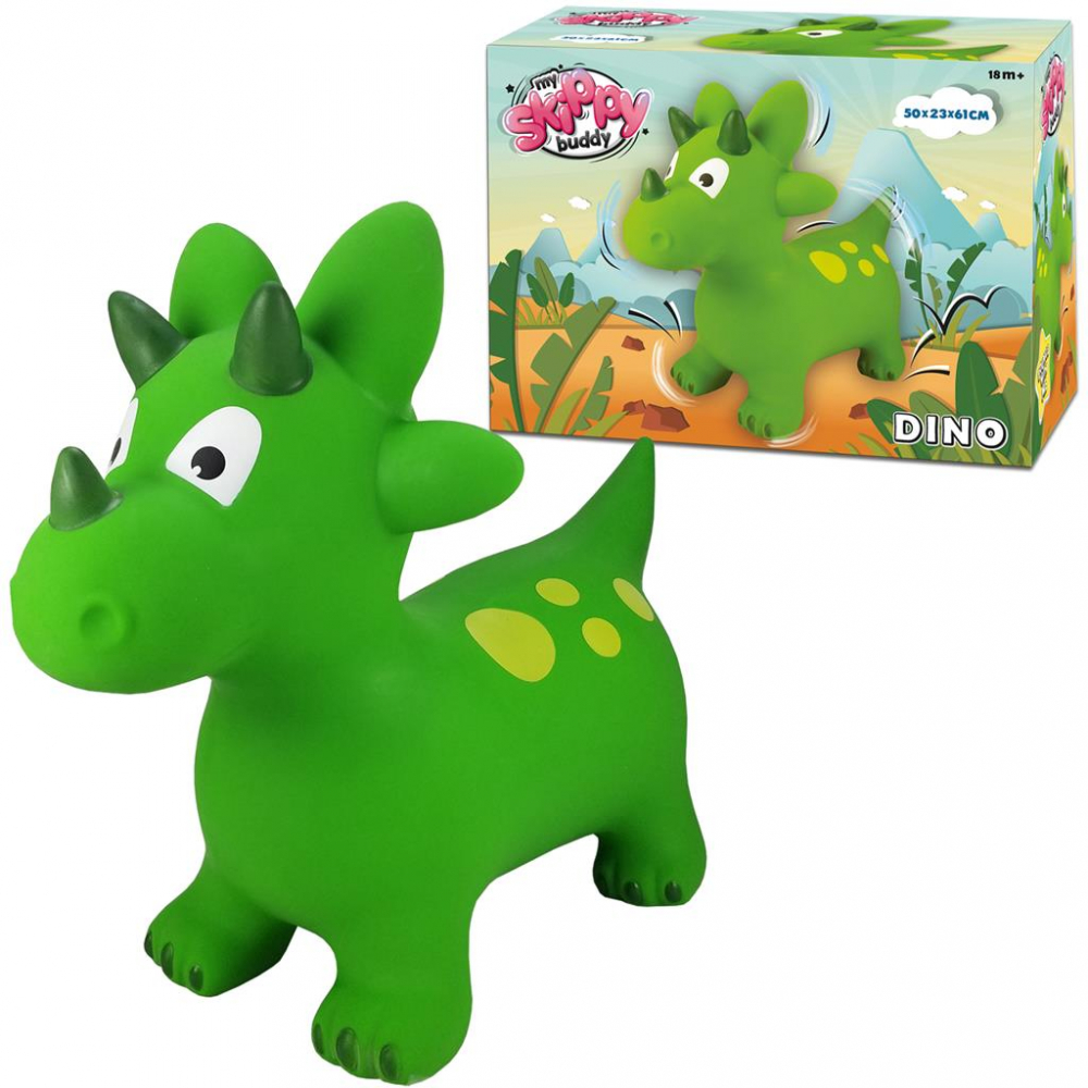Dinozaur Gonflabil Skippy Buddy Verde 50 cm | My Skippy