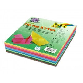 Set 500 coli Hartie Origami Folia 20x20 cm - imagine 2