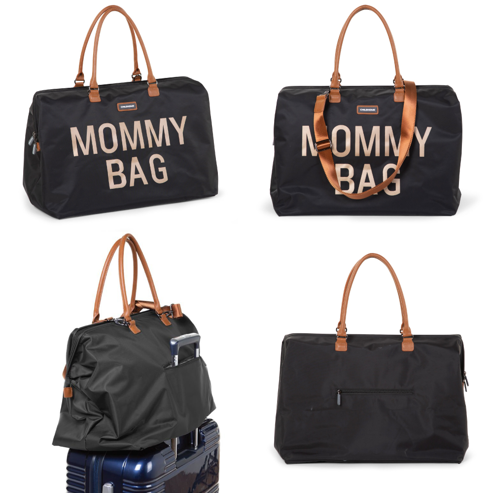 Geanta de infasat Mommy Bag Negru | Childhome