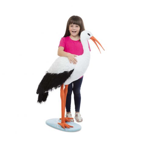 Barza Gigant Plus Melissa & Doug, cu Bebe Inclus - imagine 3